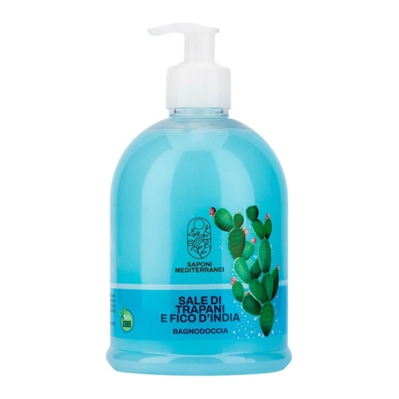 Saponi Mediterranei Sale Di Trapani E Fico D'India Bagnodoccia 500 Ml