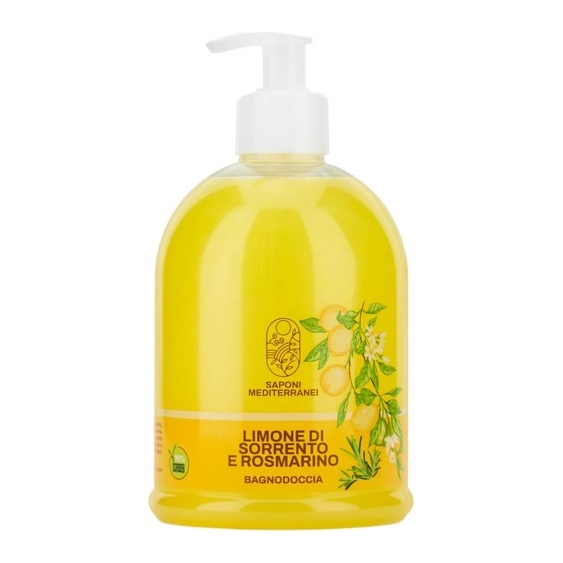 Saponi Mediterranei Limone Di Sorrento E Rosmarino Bagnodoccia 500 Ml