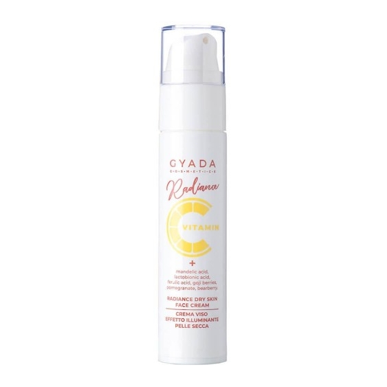 Gyada Cosmetics Radiance Crema Viso Effetto Illuminante Pelle Secca 50 Ml