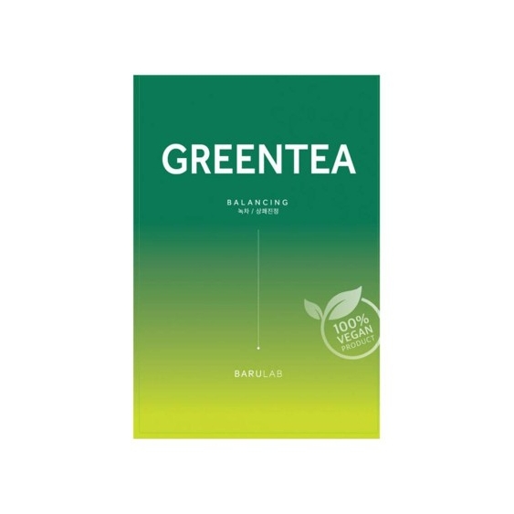 Miin Korean Cosmetics Barulab The Clean Vegan Mask Green Tea 