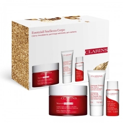 Clarins Essenziali Snellezza Corpo - Crema Corpo Rimodellante 200 Ml + Scrub Corpo Esfoliante 30 Ml + Concentrato Corpo Snellent