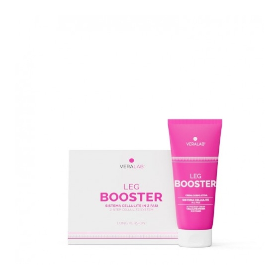 Veralab Leg Booster - Sistema Rimodellante Anticellulite 2 Fasi Con Crema E Guaina Corsaro Taglia L