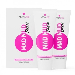 Veralab Mad Mud Dren - 2 Fanghi Drenanti Anticellulite Da 250 Ml