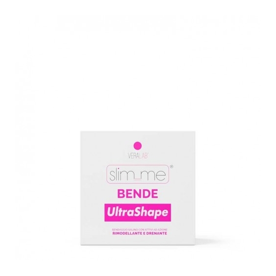Veralab Slim Me Bende UltraShape - 4 Bende Saline Drenanti Rimodellanti Anticellulite