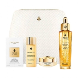 Guerlain Abeille Royale - Advanced Youth Watery Oil + Lotion Fortifiante + Double R Renew & Repair Advanced Serum + Crema Giorno