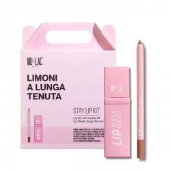 Mulac Limoni A Lunga Tenuta Stay Lip Kit - Lip Sin Irish Coffee N. 06 + Lip Master Sugar Almond N. 04