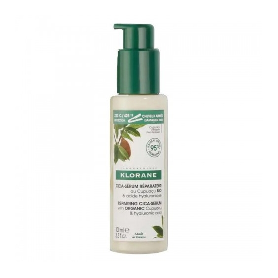 Klorane Cica-Sérum Réparateur - Trattamento ristrutturante con Acido Ialuronico 100 Ml