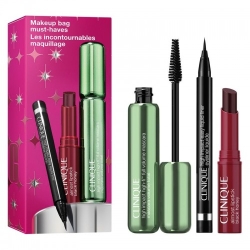 Clinique Cofanetto Mascara High Impact High-Fi Full Volume Nero + Eyeliner Nero + Almost Lipstick Black Honey