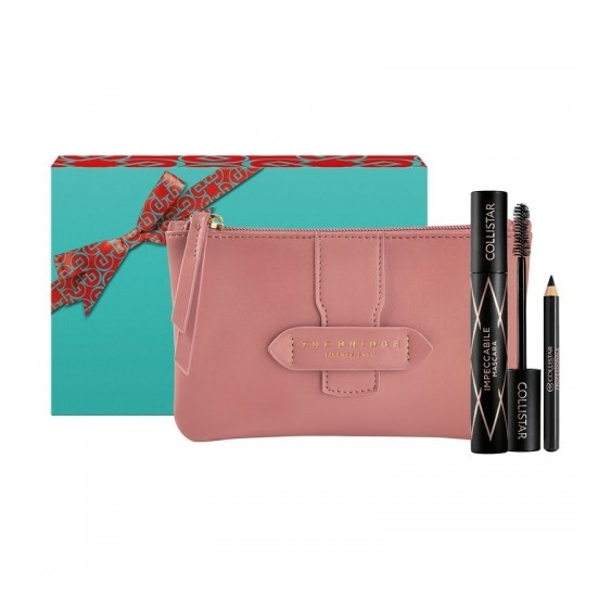 Collistar Cofanetto Impeccabile Mascara + Mini Professionale Matita Occhi + Pochette