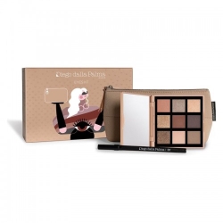 Diego Dalla Palma Eyes Kit - Palette Occhi Nuda Warm 9 Ombretti + Eyeliner N. 31 + Pochette