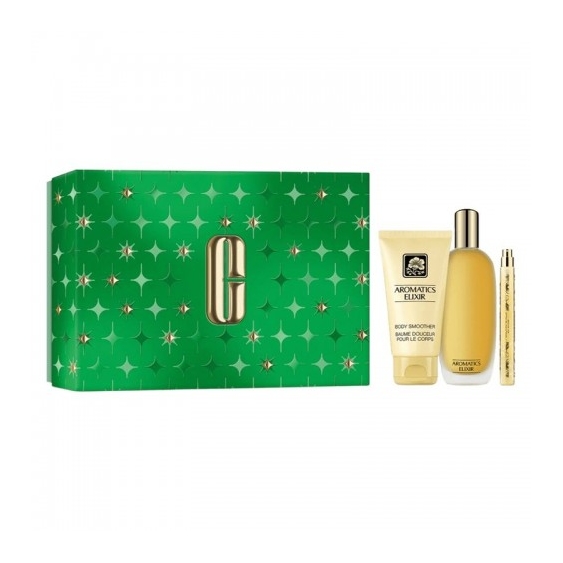Clinique Cofanetto Aromatics Elixir - Eau De Parfum 100 Ml Vapo + Lozione Corpo 75 Ml + Eau De Parfum 10 Ml Vapo
