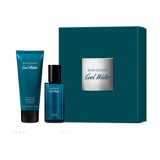 Davidoff Cofanetto Cool Water - Eau De Toilette Uomo 40 Ml + Shower Gel Uomo 75 Ml