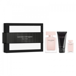 Narciso Rodriguez For Her - Eau De Parfum Donna 50 Ml + Lozione Corpo 50 Ml + Eau De Parfum 7,5 Ml