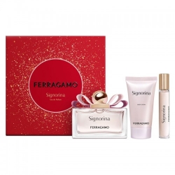 Salvatore Ferragamo Signorina - Eau De Parfum 100 Ml + Body Lotion 50 Ml + Eau De Parfum 15 Ml