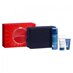 Clarins Cofanetto Men Baume Super Hydratant - Routine Idratante E Dopobarba Uomo