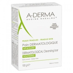 Aderma Pane Dermatologico Lenitivo - Detergente Delicato Senza Profumo E Sapone 100 G