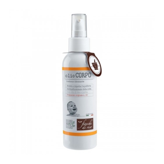 Fiocchi Di Riso Olio corpo - Lozione Idratante per Neonati 140 Ml
