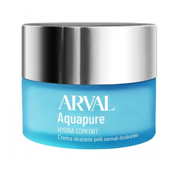 Arval Aquapure Hydra Comfort - Crema Idratante per Pelli Normali Disidratate 50 Ml