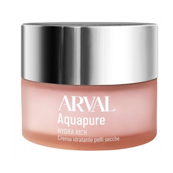 Arval Aquapure Hydra Rich - Crema Idratante per Pelli Secche 50 Ml