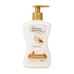 Spuma Di Sciampagna Sapone Crema Idratante Latte Di Mandorla E Burro Di Karitè 300 Ml