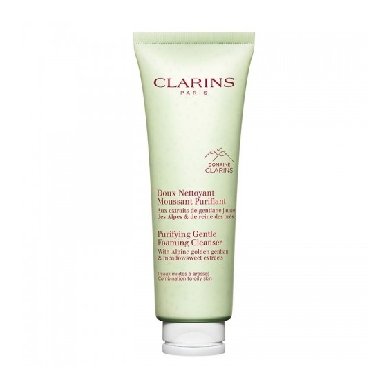 Clarins Doux Nettoyant Moussant Purifiant - Detergente Schiumogeno Per Pelle Mista E Grassa 125 Ml