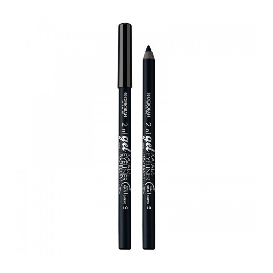 Deborah Matita 2 In 1 Gel Kajal & Eyeliner N. 01 Black