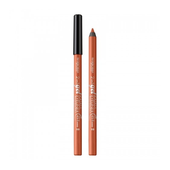 Deborah 2 In 1 Gel Kajal & Eyeliner - Matita N. 05 Bronze
