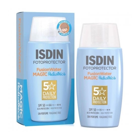 Isdin Fusionwater Magic Pediatrics Spf 50 - Protezione Solare Per Bambini 50 Ml