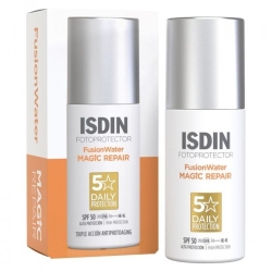 Isdin Fotoprotector Fusionwater Magic Repair Spf 50 - Protezione Solare Viso 50 Ml