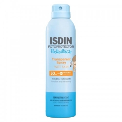 Isdin Fotoprotector Pediatrics Transparent Spray Wet Skin Spf 50 - Protezione Solare Per Bambini 250 Ml
