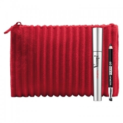 Pupa Kit Vamp Mascara Volumizzante N. 100 Extra Black + Mini Matita Occhi Multiplay N. 09 Deep Black + Pochette