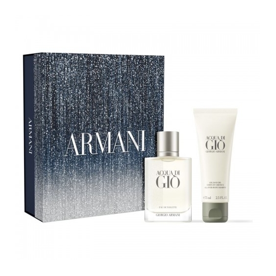 Armani Cofanetto Acqua Di GiÃ - Eau De Toilette Uomo 50 Ml Vapo + Gel Doccia 75 Ml