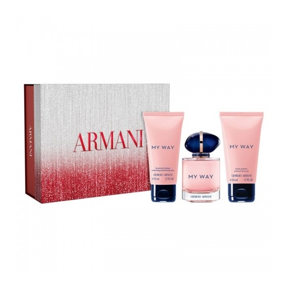 Armani Cofanetto My Way - Eau De Parfum 50 Ml Vapo + Lozione Corpo 50 Ml + Gel Doccia 50 Ml