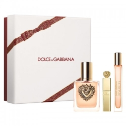 Dolce & Gabbana Cofanetto Devotion - Eau De Parfum Donna 50 Ml + Eau De Parfum Travel Spray 10 Ml + Mini Mascara Black