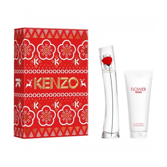 Kenzo Cofanetto Flower By - Eau De Parfum 30 Ml + Latte Corpo Profumato 75 Ml
