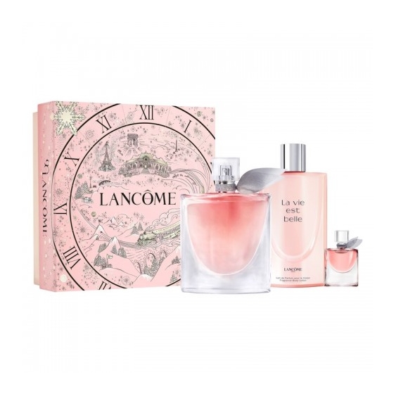 Lancome La Vie Est Belle - Eau De Parfum 100 Ml + travel size 4 ml + Latte Corpo 200 Ml