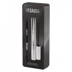 Mesauda Cofanetto Sguardo Intenso - Mascara Femuline Extra Black + Matita Occhi Rebeleyes N. 101 Spider