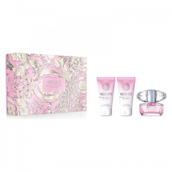 Versace Bright Crystal Pour Femme - Edt 50 Ml Vapo + Gel Doccia 50 Ml + Lozione Corpo 50 Ml