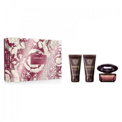 Versace Crystal Noir Pour Femme - Edp Vapo 50 Ml + Bath & Shower Gel 50 Ml + Lozione Corpo 50 Ml