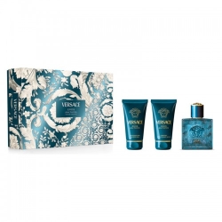 Versace Eros Pour Homme - Edt 50 Ml Vapo + Shower Gel 50 Ml + After Shave Balm 50 Ml