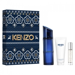 Kenzo Homme Intense - Edt Intense 110 Ml Vapo + Travel Spray Ricaricabile 10 Ml + Gel Doccia 75 ml