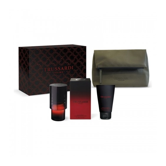 Trussardi Primo Uomo - Eau De Parfum 100 Ml + Shampoo & Shower Gel 100 Ml + Beauty Case
