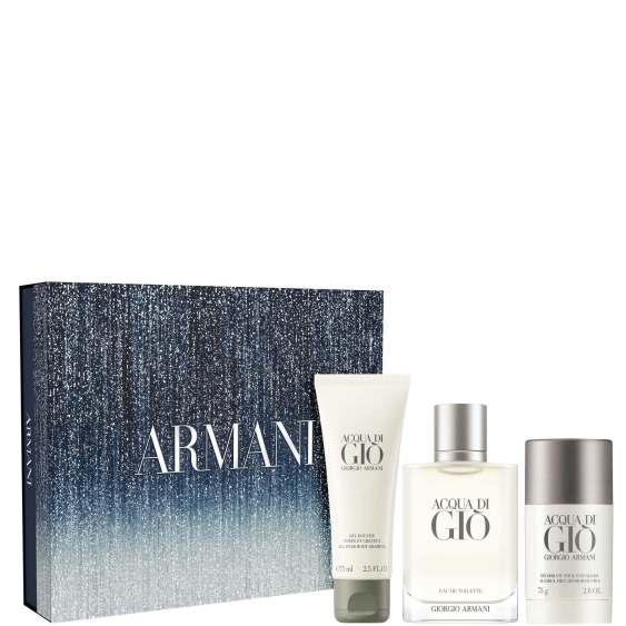 Armani Acqua Di Già Uomo - Eau De Toilette 100 Ml + Shower Gel 75 Ml + Deodorante Stick 75 Gr