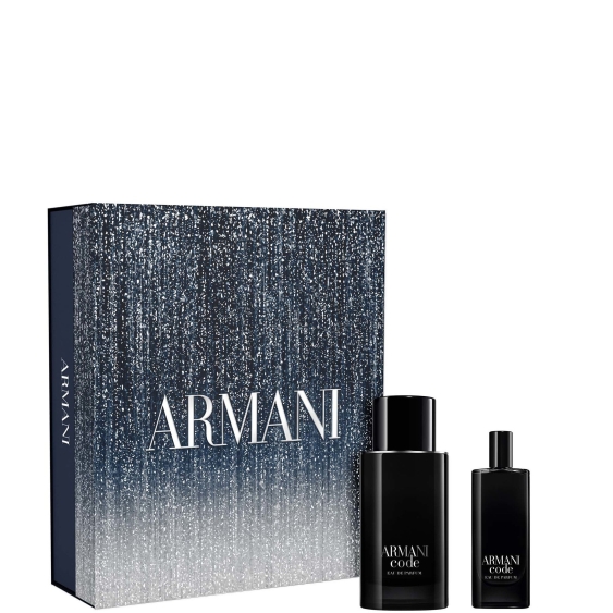 Armani Code Homme - Eau De Parfum Uomo 75 Ml + Travel Spray 15 Ml