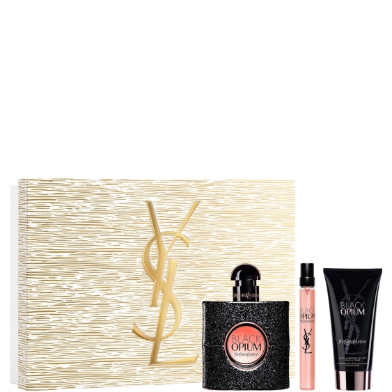 Yves Saint Laurent Black Opium - Eau De Parfum 50 Ml + Eau De Parfum 10 Ml + Body Lotion 50 Ml