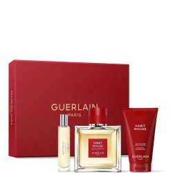 Guerlain Habit Rouge - Eau De Toilette Uomo 100 Ml Vapo + Eau De Toilette 10 Ml Vapo + Gel Douche 75 Ml