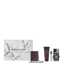 Michael Kors Pour Homme Absolu - Edp 100 Ml + Edp Viaggio 10 Ml + Shower Gel 100 Ml + Portafoglio