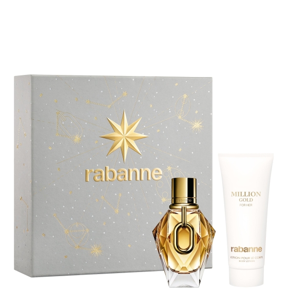 Paco Rabanne Million Gold For Her - Eau De Parfum 50 Ml + Body Lotion 100 Ml