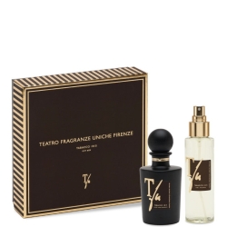 Teatro Fragranze Uniche Firenze Tabacco 1815 - Diffusore Ambiente Con Bastoncini 100 Ml + Spray Tessuto Profumatore 100 Ml