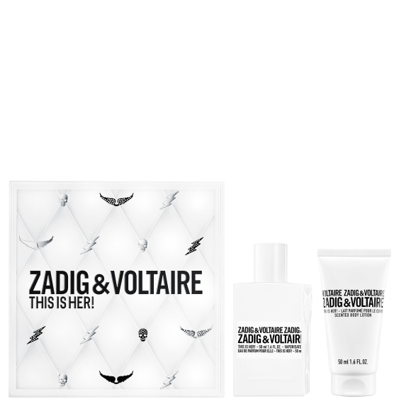 Zadig & Voltaire This Is Her - Eau De Parfum Donna 50 Ml + Lozione Profumata 50 Ml